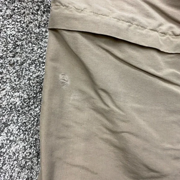Vintage Lee Pipes pants Youth 12R Tan Cargo High Performance Convertible - Picture 4 of 12